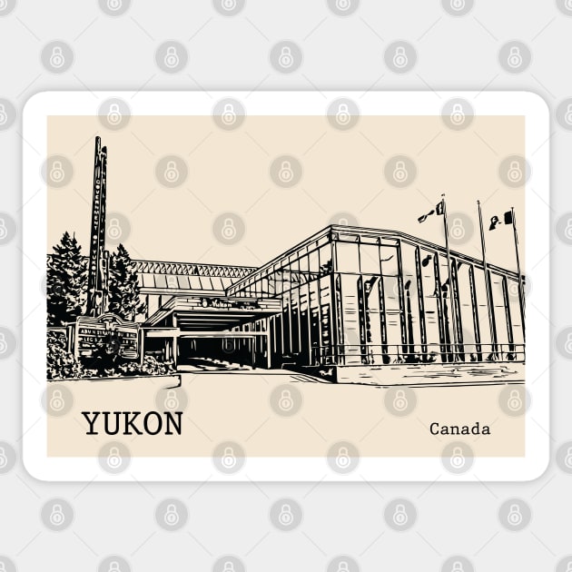 Yukon Canada Sticker by Lakeric